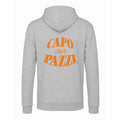 Felpa grigia cappuccio original Pedro fluo