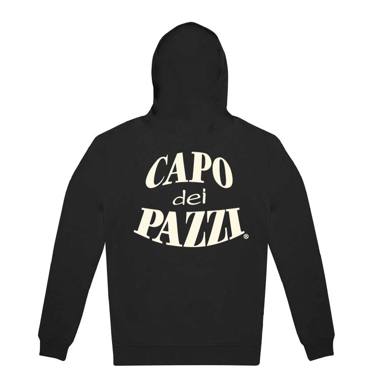 Felpa cappuccio nera