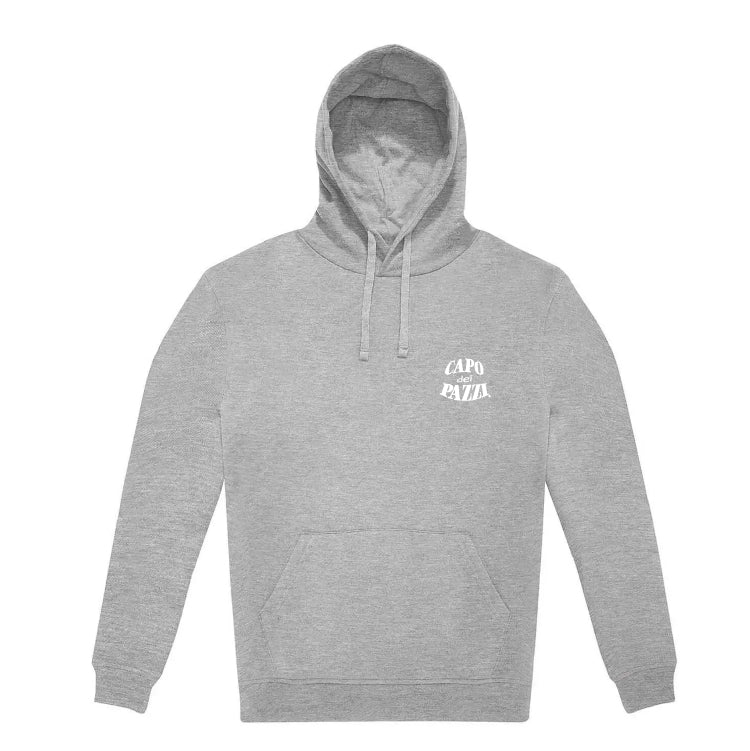 Felpa cappuccio grigia