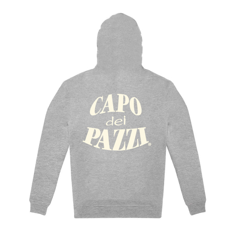 Felpa cappuccio grigia