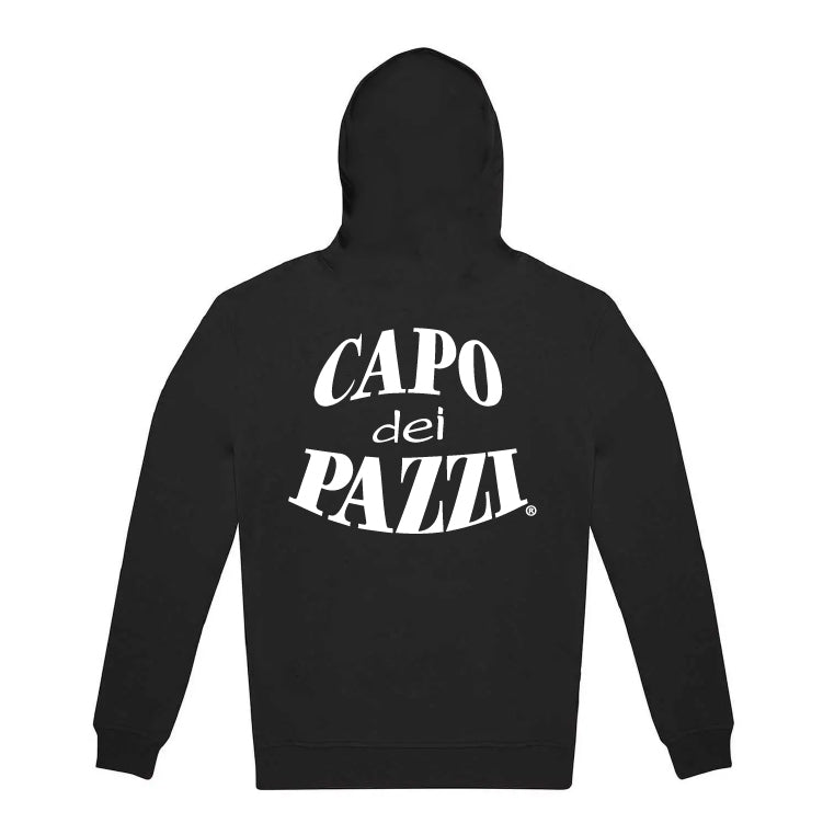 Felpa cappuccio nera