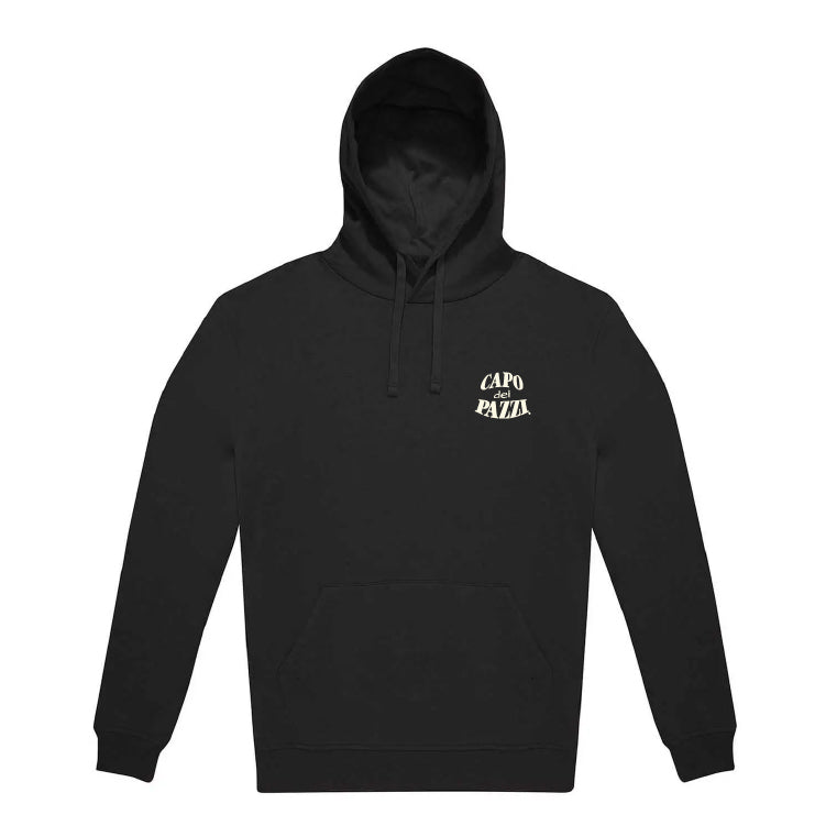 Felpa cappuccio nera