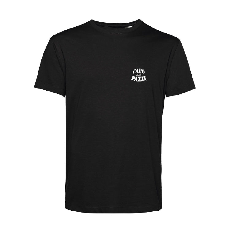 T-Shirt nera Logo F/R