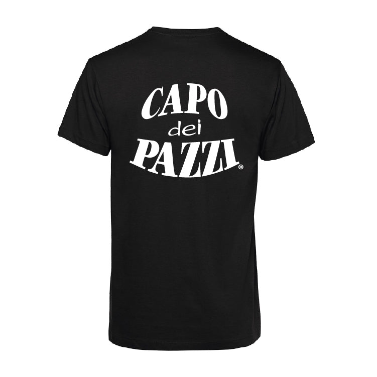 T-Shirt nera Logo F/R