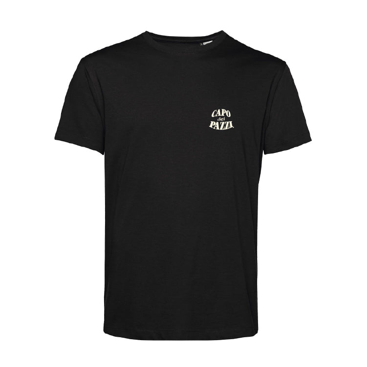 T-Shirt nera Logo F/R