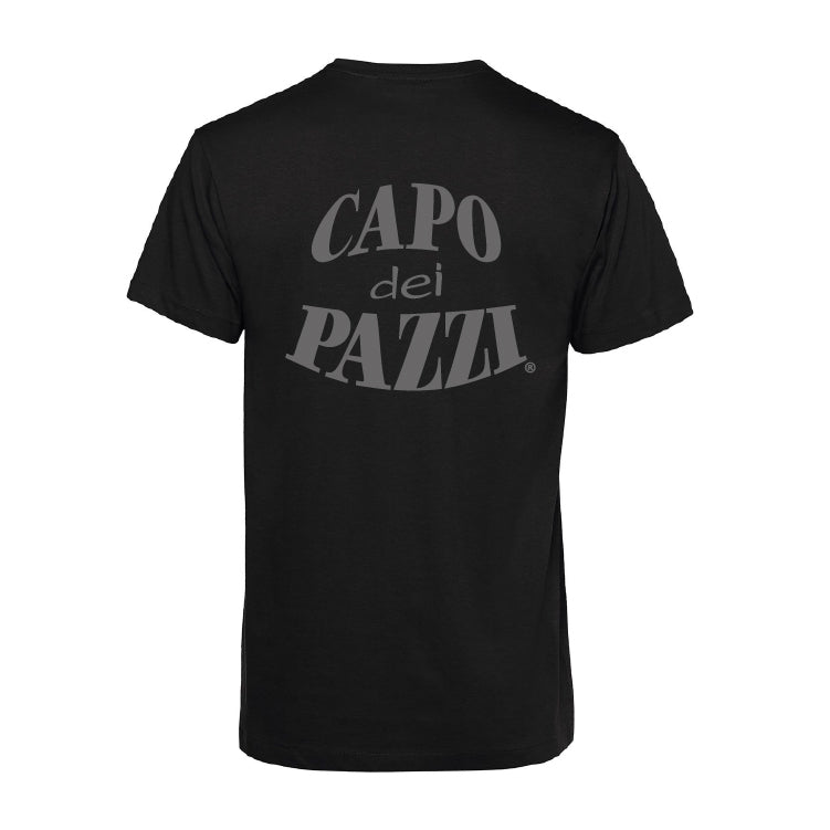 T-Shirt nera Logo F/R