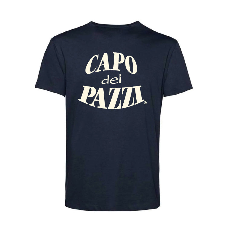 T-Shirt blu Logo F/R