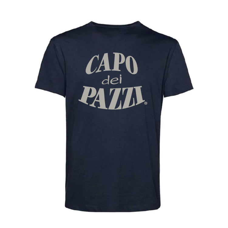 T-Shirt blu Logo F/R