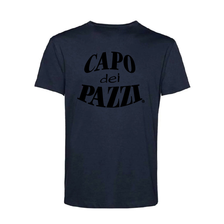 T-Shirt blu Logo F/R