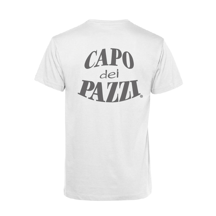 T-Shirt bianca Logo F/R